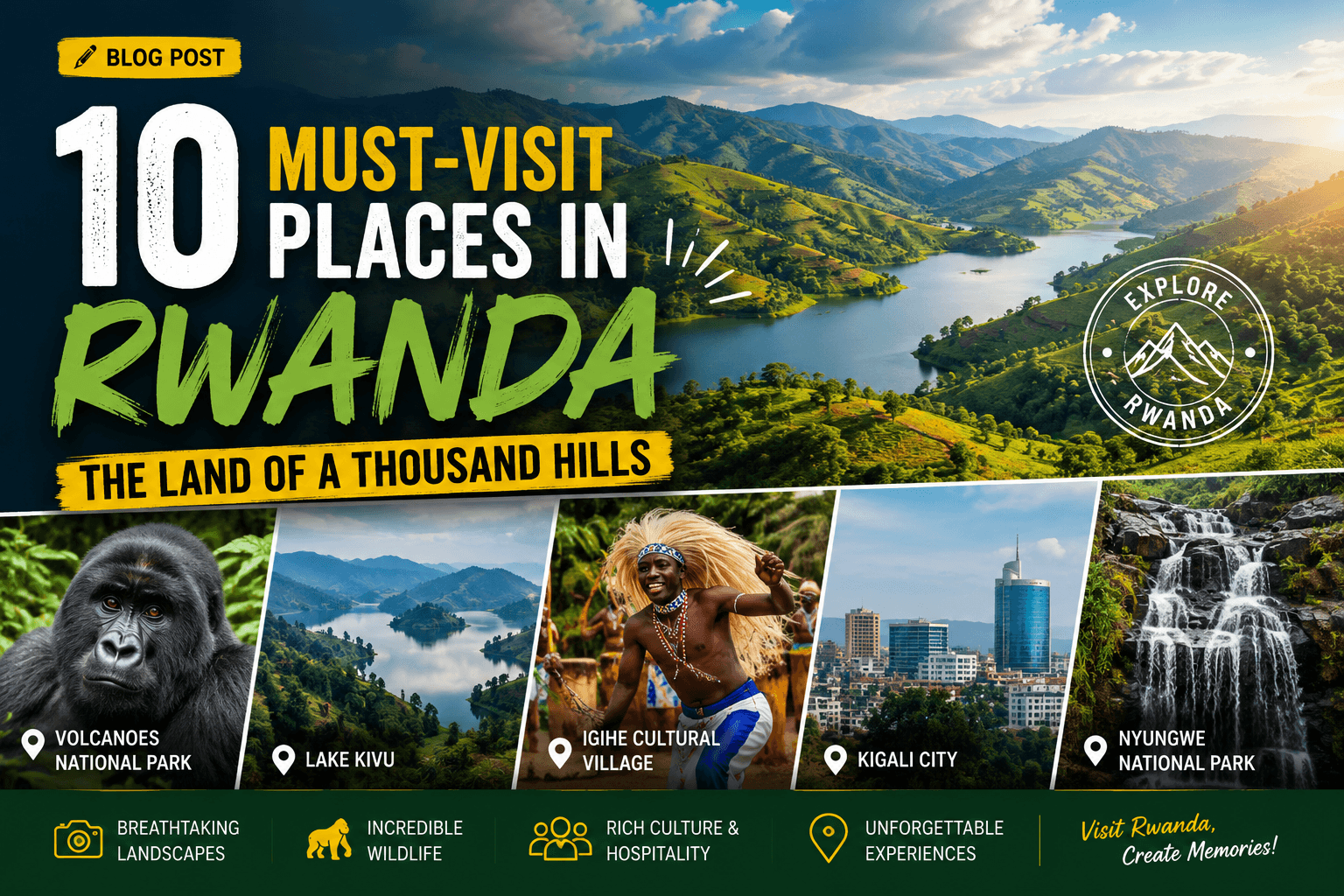 10 Must-Visit Places in Rwanda: Complete Travel Guide